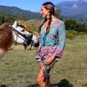 Tulle & Batiste Jamawar Rose Blouse